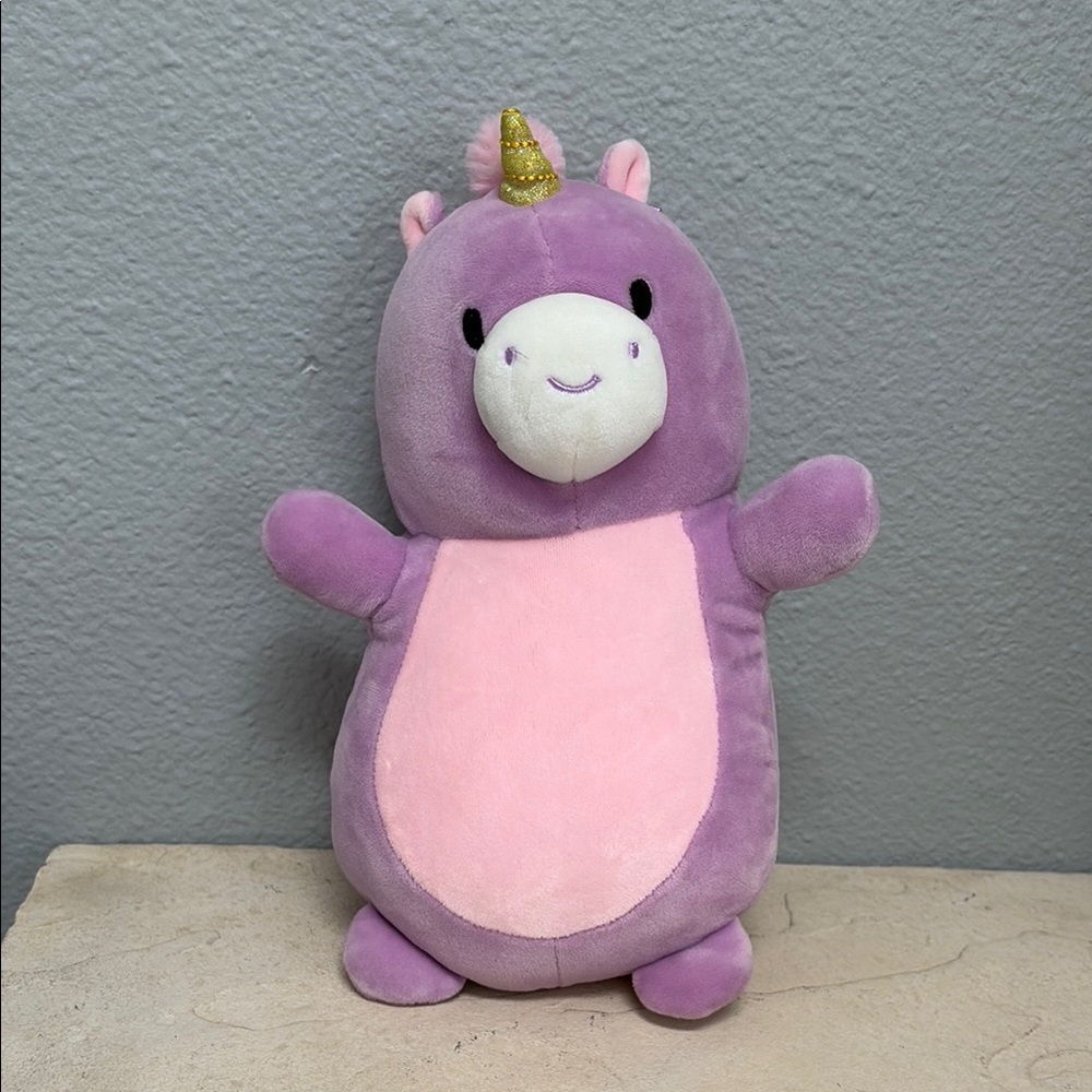 Squishmallows Purple and Pink Unicorn Stuffed Animal